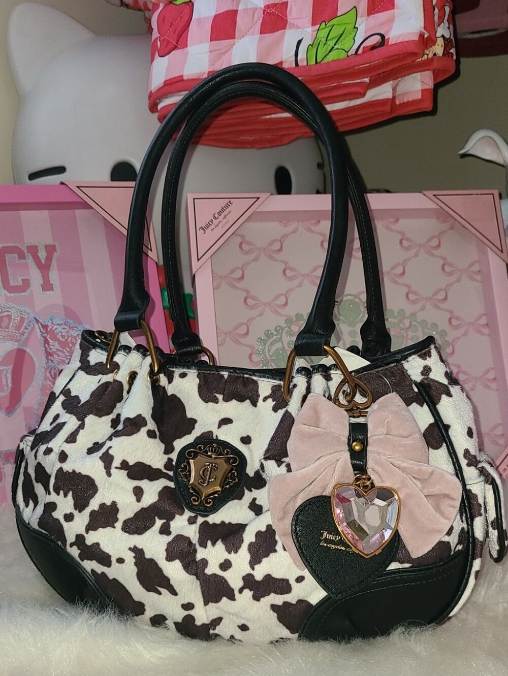 Juicy Couture Bag 🐄 Cow Print Purse